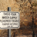 This is your water supply sign near river states that the area must be protected | The71Percent | Indiana American Water